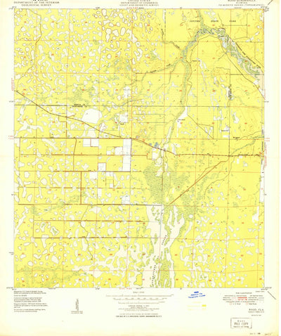 United States Geological Survey Rood, FL (1949, 24000-Scale) digital map