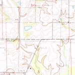 United States Geological Survey Roodhouse East, IL (1983, 24000-Scale) digital map