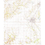 United States Geological Survey Roodhouse West, IL (1983, 24000-Scale) digital map