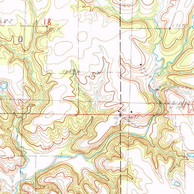 United States Geological Survey Roodhouse West, IL (1983, 24000-Scale) digital map