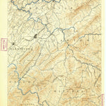 United States Geological Survey Room Mountain, TN-NC (1891, 125000-Scale) digital map