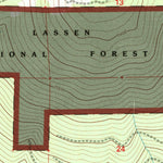United States Geological Survey Roop Mountain, CA (1995, 24000-Scale) digital map