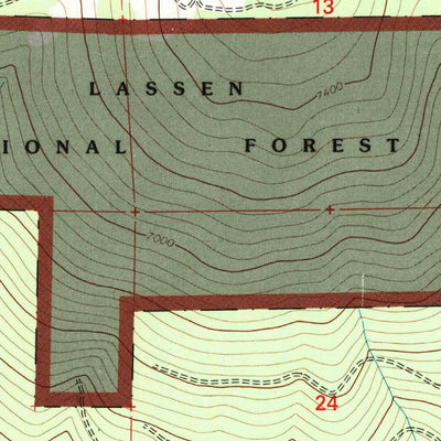 United States Geological Survey Roop Mountain, CA (1995, 24000-Scale) digital map