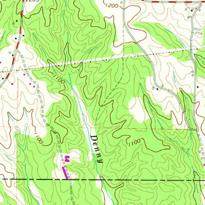 United States Geological Survey Roopville, GA (1964, 24000-Scale) digital map