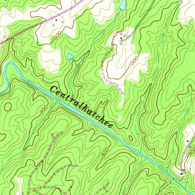 United States Geological Survey Roopville, GA (1964, 24000-Scale) digital map