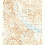 United States Geological Survey Roosevelt, AZ (1907, 125000-Scale) digital map