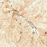 United States Geological Survey Roosevelt, AZ (1907, 125000-Scale) digital map