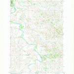 United States Geological Survey Roosevelt Creek East, ND (1970, 24000-Scale) digital map