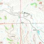 United States Geological Survey Roosevelt Creek East, ND (1970, 24000-Scale) digital map