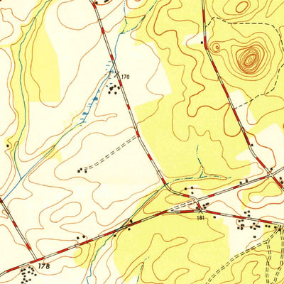 United States Geological Survey Roosevelt, NJ (1948, 24000-Scale) digital map