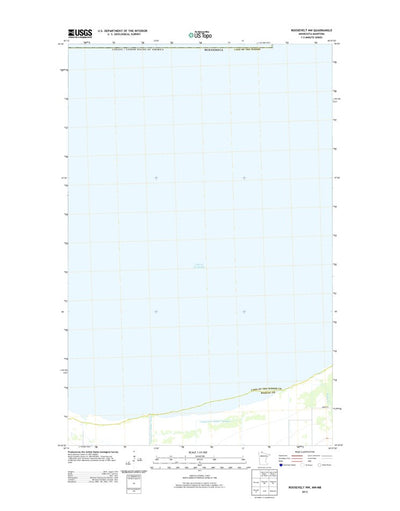 United States Geological Survey Roosevelt NW, MN (2013, 24000-Scale) digital map