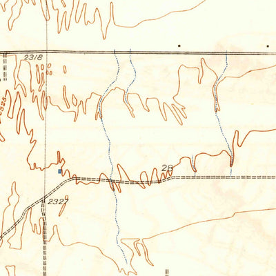 United States Geological Survey Roosevelt School, CA (1933, 24000-Scale) digital map