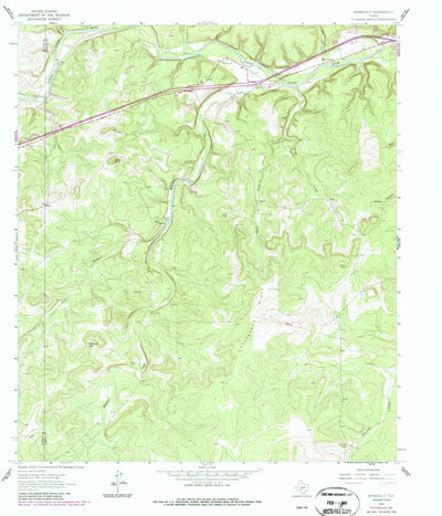 United States Geological Survey Roosevelt, TX (1962, 24000-Scale) digital map