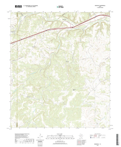 United States Geological Survey Roosevelt, TX (2019, 24000-Scale) digital map