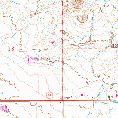 United States Geological Survey Roosevelt, UT (1964, 24000-Scale) digital map