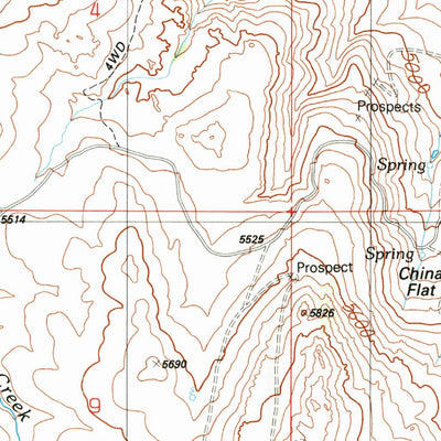 United States Geological Survey Rooster Comb Peak, ID (1990, 24000-Scale) digital map