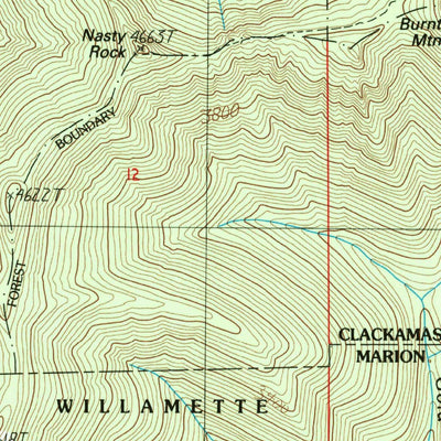 United States Geological Survey Rooster Rock, OR (1985, 24000-Scale) digital map