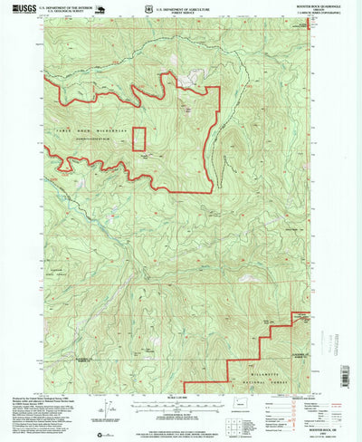 United States Geological Survey Rooster Rock, OR (1997, 24000-Scale) digital map
