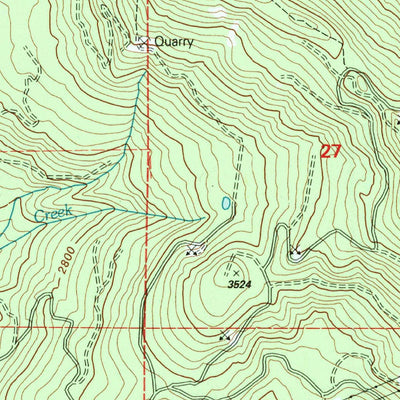 United States Geological Survey Rooster Rock, OR (1997, 24000-Scale) digital map