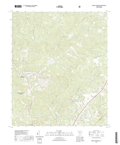 United States Geological Survey Ropers Crossroads, SC (2020, 24000-Scale) digital map