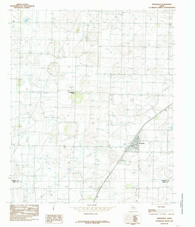 United States Geological Survey Ropesville, TX (1985, 24000-Scale) digital map
