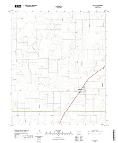 United States Geological Survey Ropesville, TX (2022, 24000-Scale) digital map