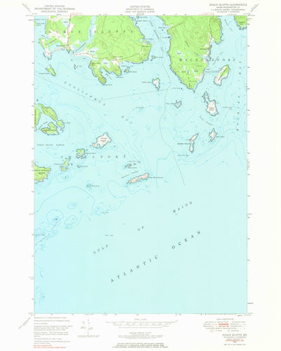 United States Geological Survey Roque Bluffs, ME (1948, 24000-Scale) digital map