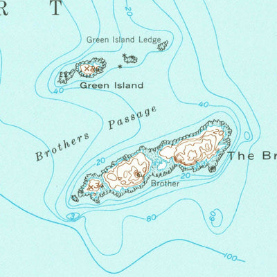 United States Geological Survey Roque Bluffs, ME (1948, 24000-Scale) digital map