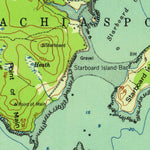 United States Geological Survey Roque Bluffs, ME (1951, 24000-Scale) digital map