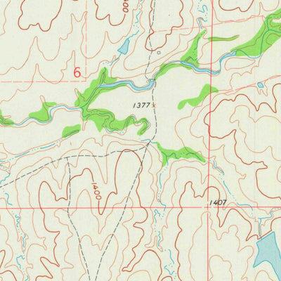 United States Geological Survey Rosalia NW, KS (1961, 24000-Scale) digital map