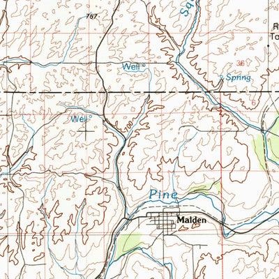 United States Geological Survey Rosalia, WA-ID (1984, 100000-Scale) digital map