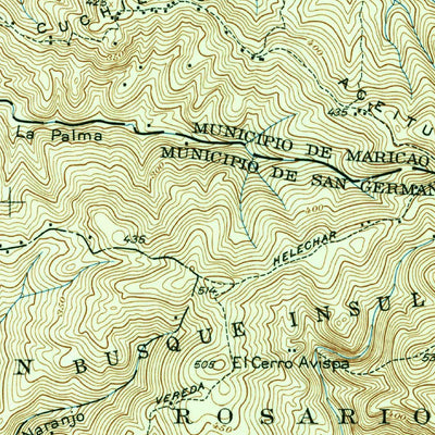 United States Geological Survey Rosario, PR (1941, 30000-Scale) digital map
