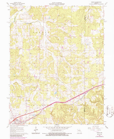 United States Geological Survey Rosati, MO (1963, 24000-Scale) digital map