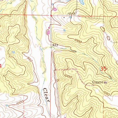 United States Geological Survey Rosati, MO (1963, 24000-Scale) digital map