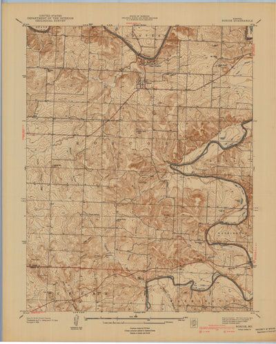 United States Geological Survey Roscoe, MO (1940, 24000-Scale) digital map