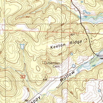 United States Geological Survey Roscoe, MO (1991, 24000-Scale) digital map