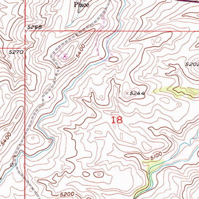 United States Geological Survey Roscoe, MT (1956, 24000-Scale) digital map