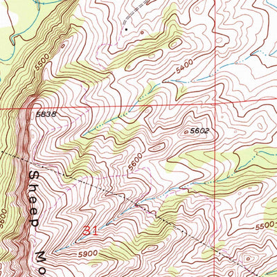 United States Geological Survey Roscoe, MT (1956, 24000-Scale) digital map