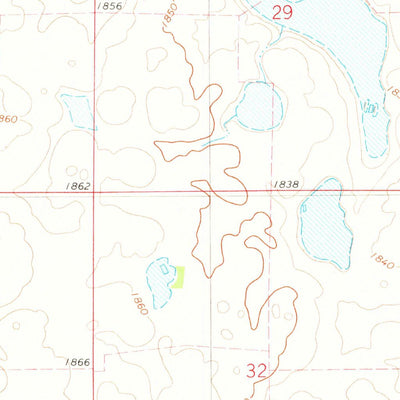United States Geological Survey Roscoe NW, SD (1978, 24000-Scale) digital map