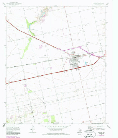 United States Geological Survey Roscoe, TX (1969, 24000-Scale) digital map
