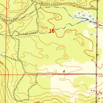 United States Geological Survey Roscommon North, MI (1951, 24000-Scale) digital map