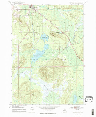 United States Geological Survey Roscommon South, MI (1963, 24000-Scale) digital map