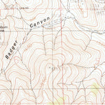 United States Geological Survey Rose Creek Mountain, NV (1982, 24000-Scale) digital map