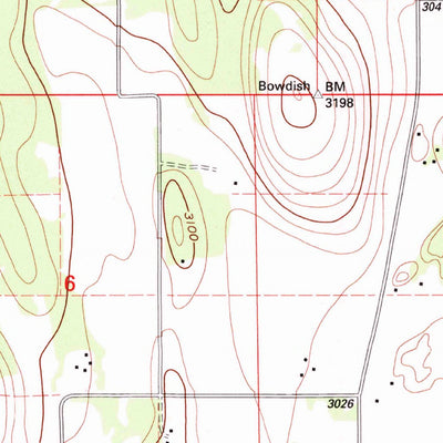 United States Geological Survey Rose Crossing, MT (1994, 24000-Scale) digital map