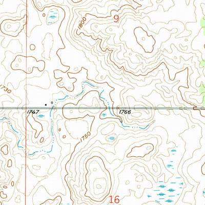 United States Geological Survey Rose Hill Cemetery, SD (1958, 24000-Scale) digital map