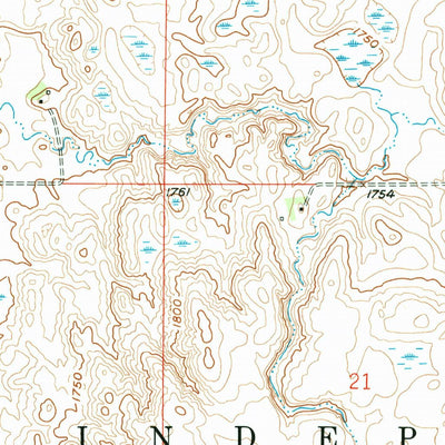United States Geological Survey Rose Hill Cemetery, SD (1958, 24000-Scale) digital map