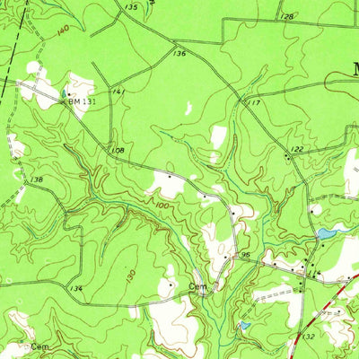 United States Geological Survey Rose Hill, NC (1962, 62500-Scale) digital map