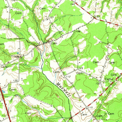 United States Geological Survey Rose Hill, NC (1962, 62500-Scale) digital map
