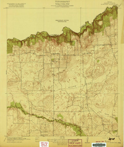 United States Geological Survey Rose Hill, TX (1920, 31680-Scale) digital map