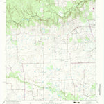 United States Geological Survey Rose Hill, TX (1962, 24000-Scale) digital map